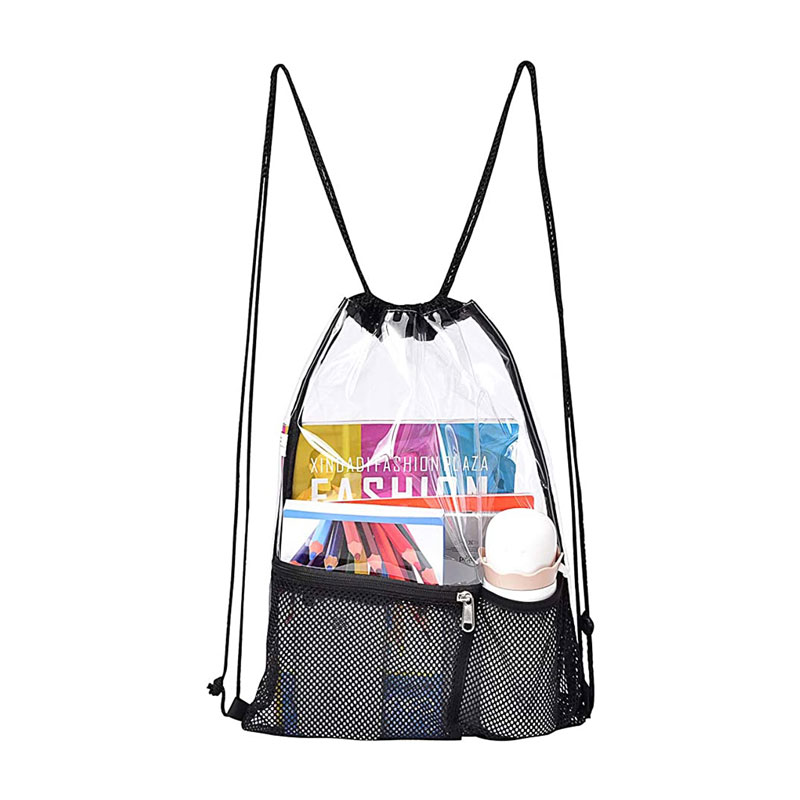 Sac à cordon transparent pour garçons et filles