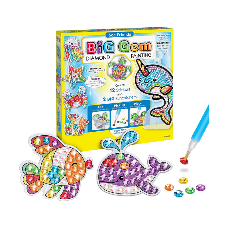 Kit de peinture diamant pour enfants, artisanat d'art DIY