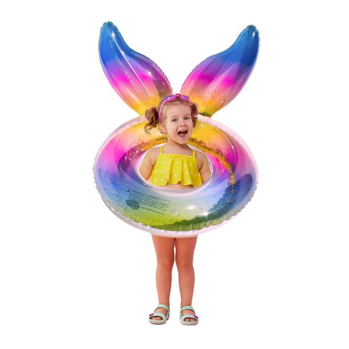 Bouée de bain en forme de fleur