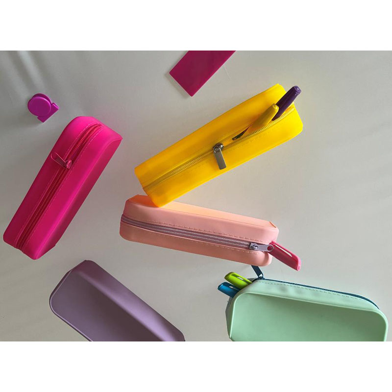 Trousse à crayons en silicone