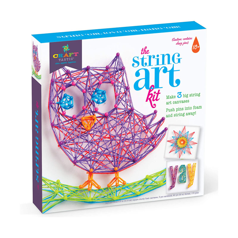 Art à cordes pour enfants, bricolage, artisanat d'art